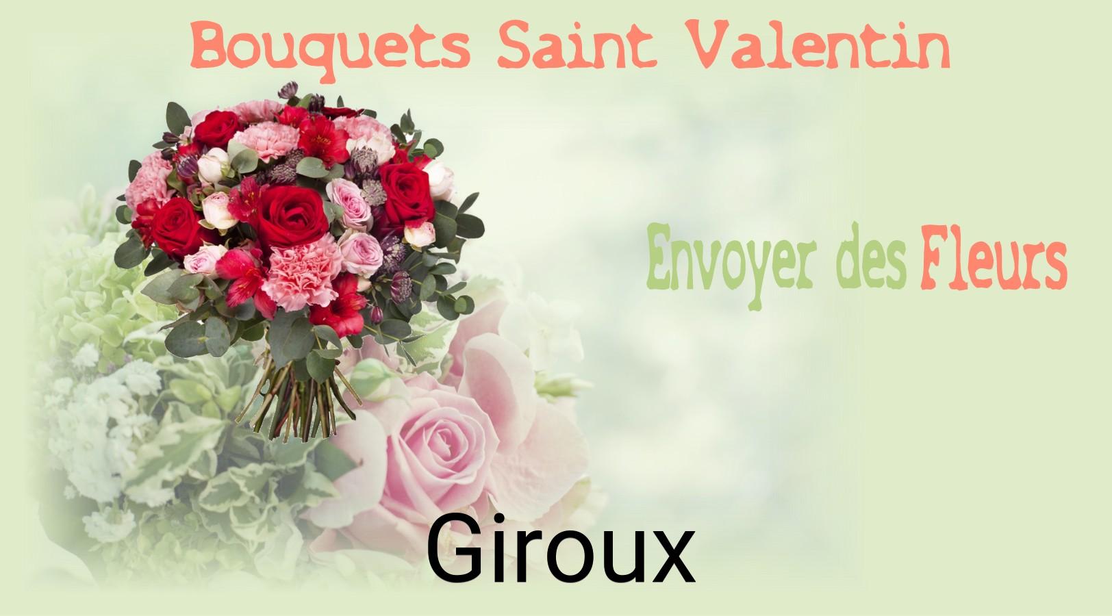Roses de Saint-Valentin livrées à Giroux